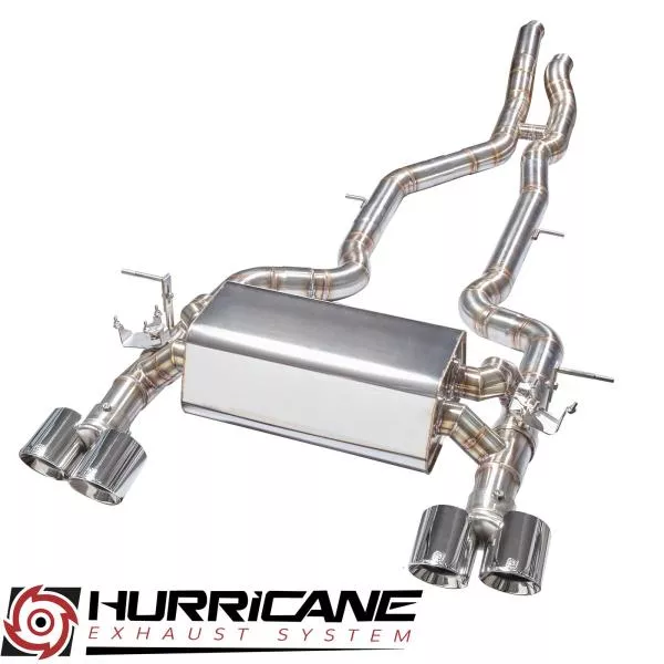 Hurricane Exhaust 2.76" ECE Klappenanlage für BMW M4 F82 431PS